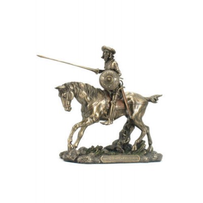Don Quixote On Horseback Statue Sculpture Figure Bronze- New in Box 6944197121251  263288113822